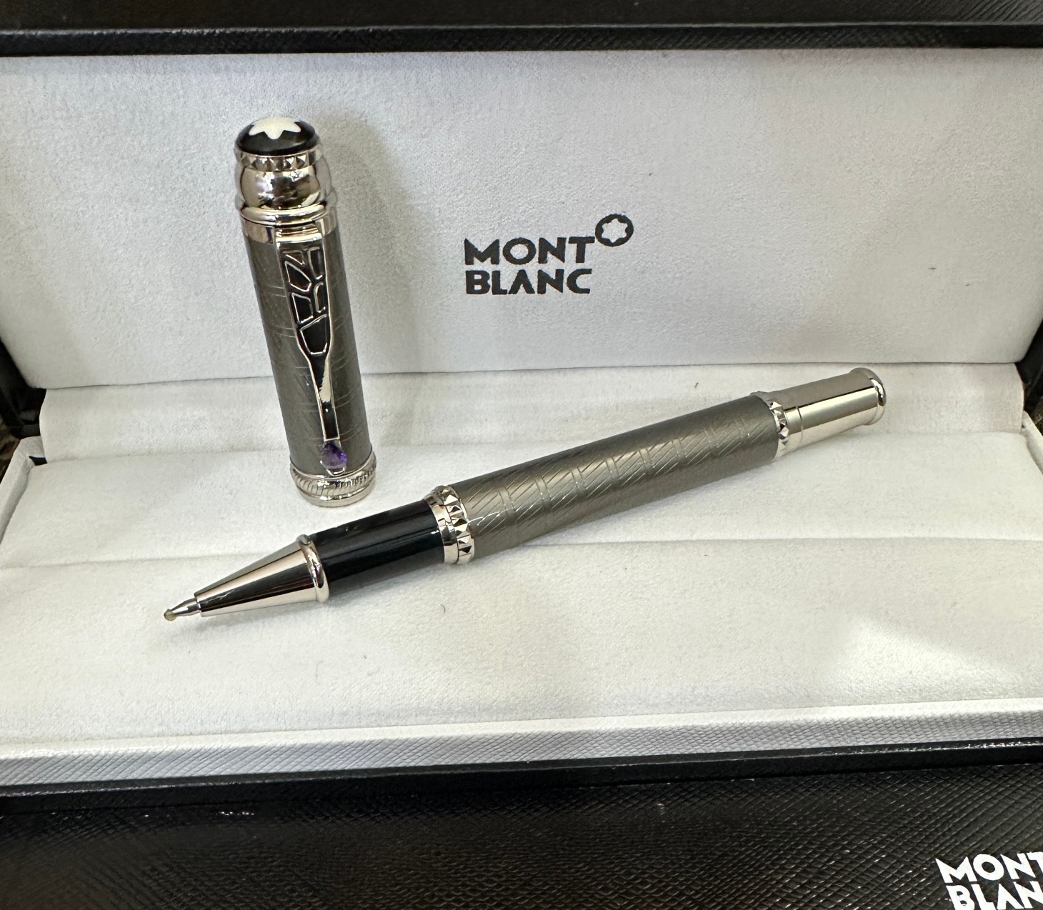 AAA Copy Scipione Borghese Montblanc Gray Rollerball Pen